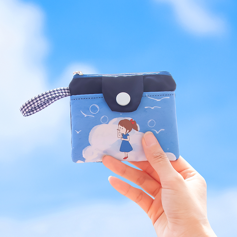 少女心可爱口红钥匙零钱卡包布艺