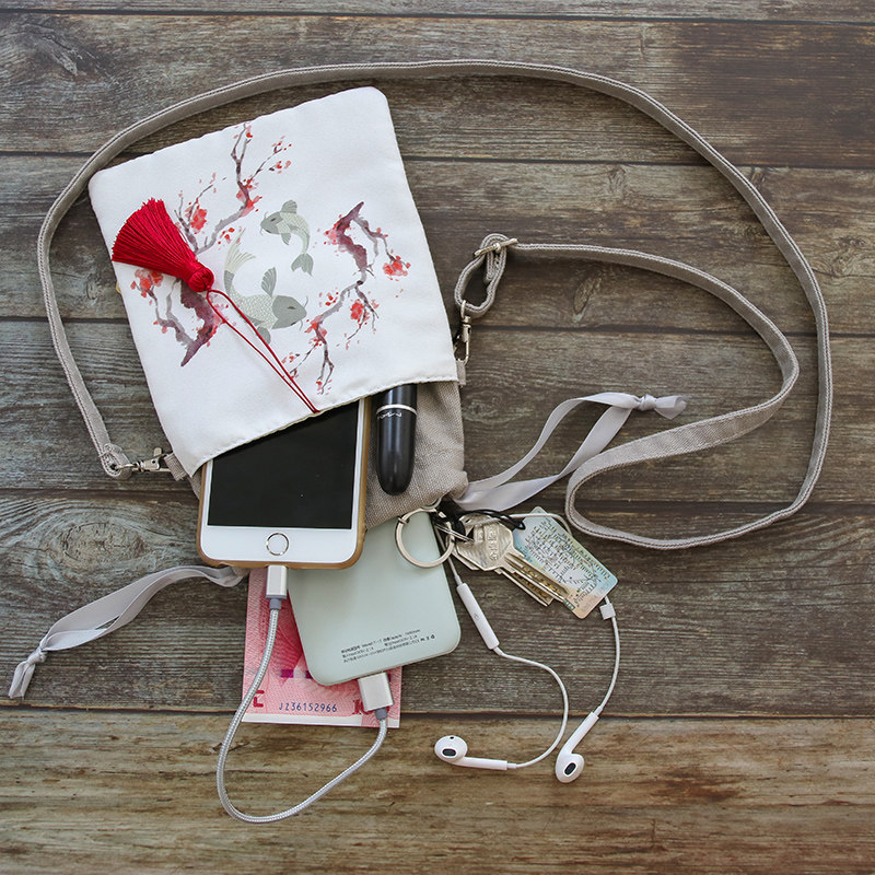 夏天小包包女2020新款小仙女中国风汉服百搭单肩斜挎包零钱手机包