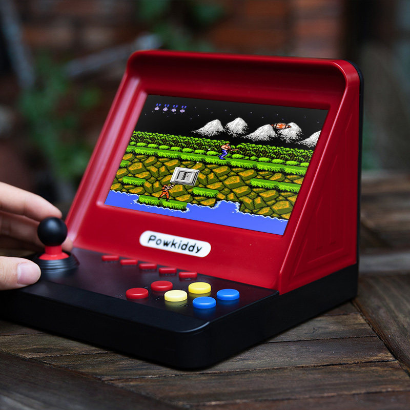 7寸大屏街机游戏机家用4k高清接电视小型怀旧复古老式恐龙快打双人