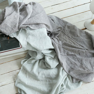 特惠 天然色织麻棉轻薄围巾防晒遮阳 柔软亲肤四季纱巾大披肩两用