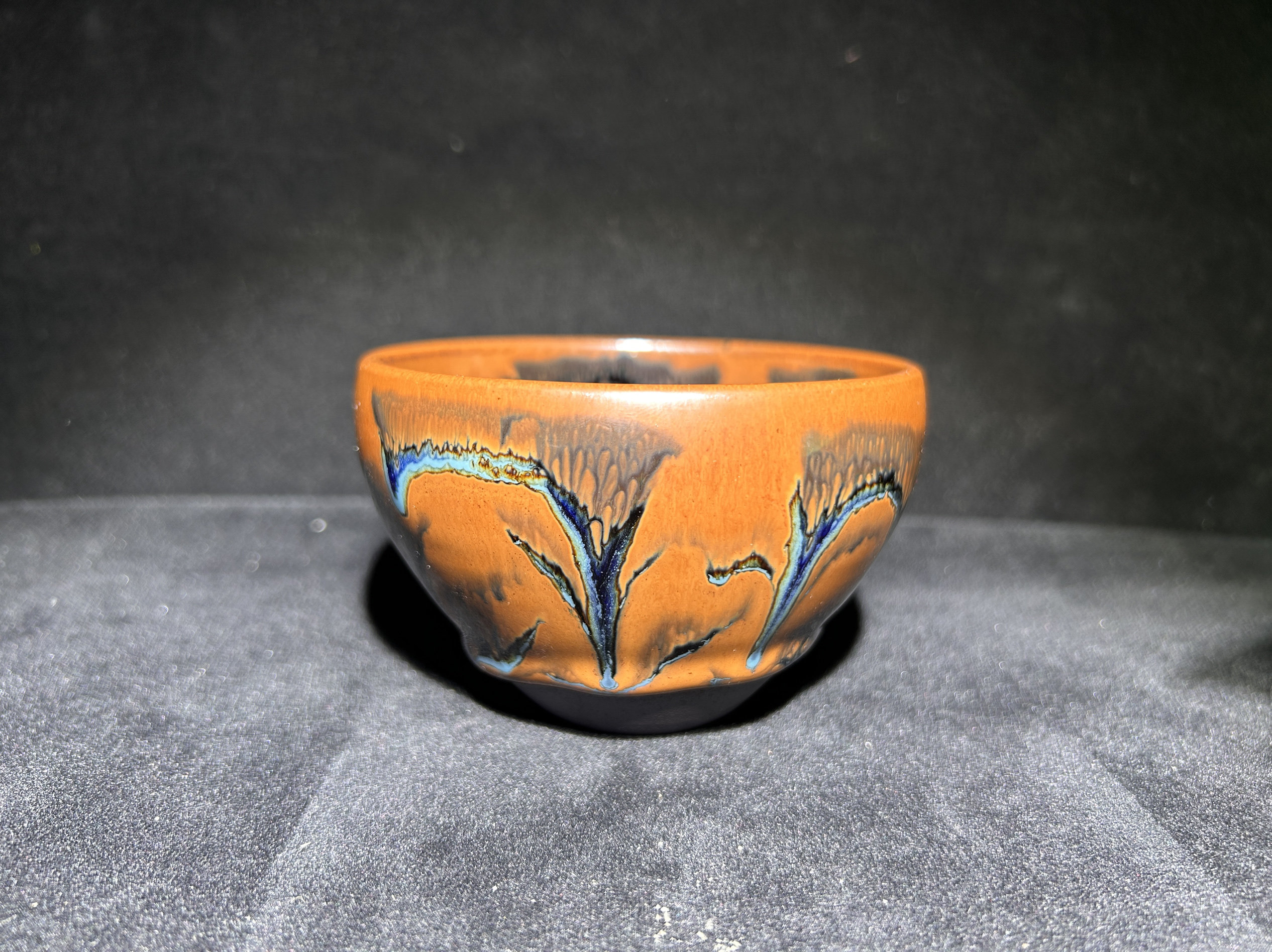 建阳建盏万山可染主人杯茶盏(钵)