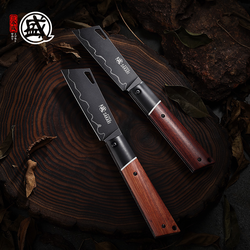 三本盛粉末钢折叠刀户外便携