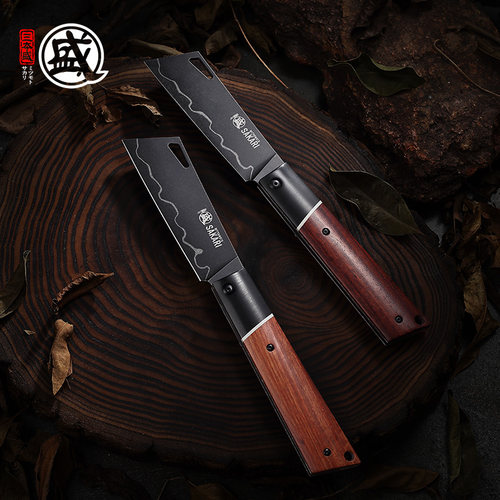 三本盛粉末钢折叠刀户外便携