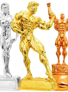 健身奖杯健美比赛事健体奖品健美男赛女专用礼全球品健美先生小姐