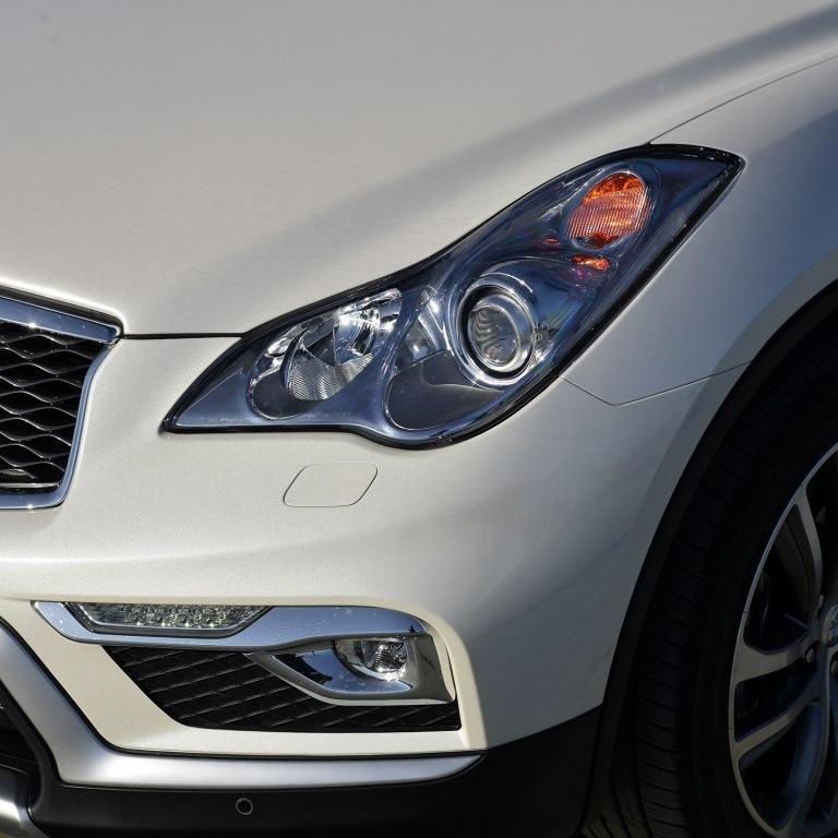 适于英菲尼迪QX50用前x大灯罩08-13/款q50透明灯罩ex25ex35面罩