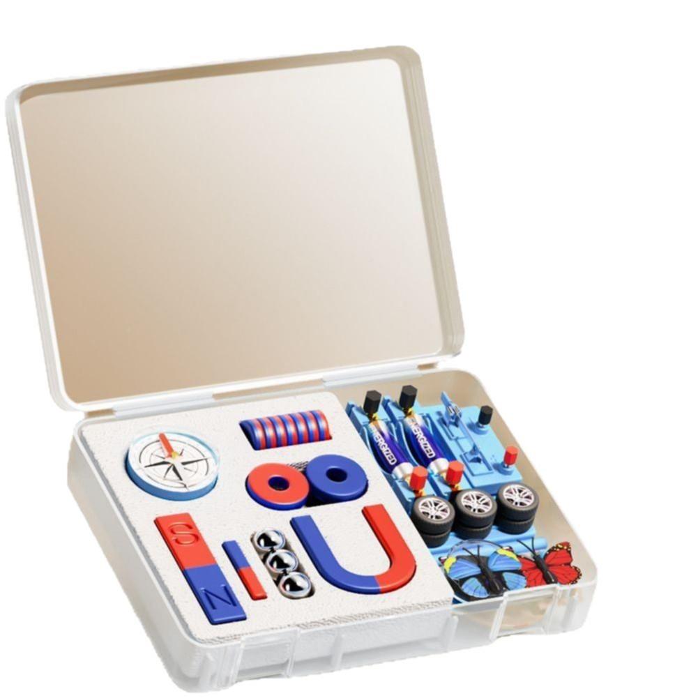 课小学科学磁铁实示验套装年级学二具实验教具吸铁石U型演器