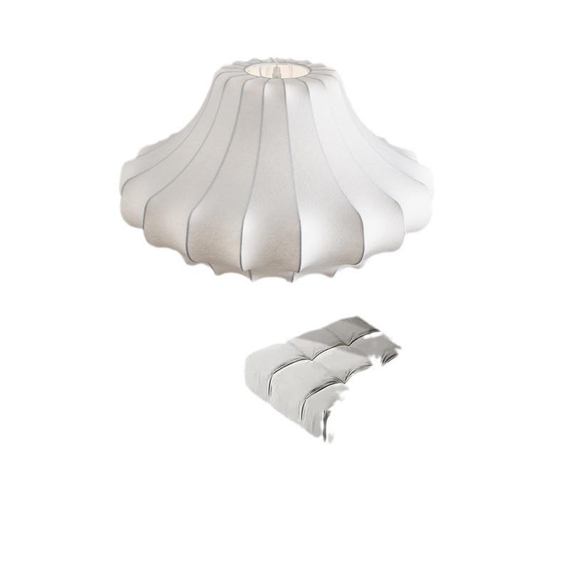 日式古诧风234蚕中丝厅灯民宿酒店餐馆灯具创意简约餐卧室蚕丝寂