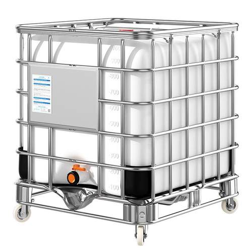 吨桶1000升全新加厚ibc柴油桶1吨方塑料桶水箱化工桶储水罐带滑轮