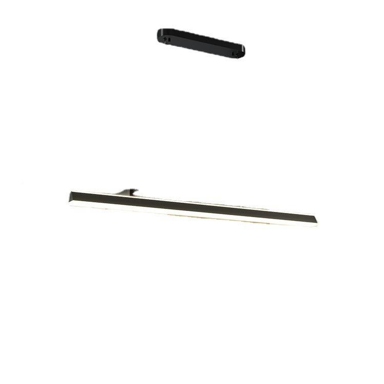 简餐厅厅吊灯设计师现代简约一字长极条灯具欧吧台客饭厅餐桌北灯