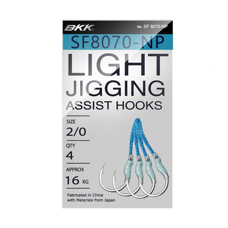 BK0K黑金刚SF87SF8070-N0-NP型绑好绳鱼钩轻圆海钓船钓铁板钩带尖