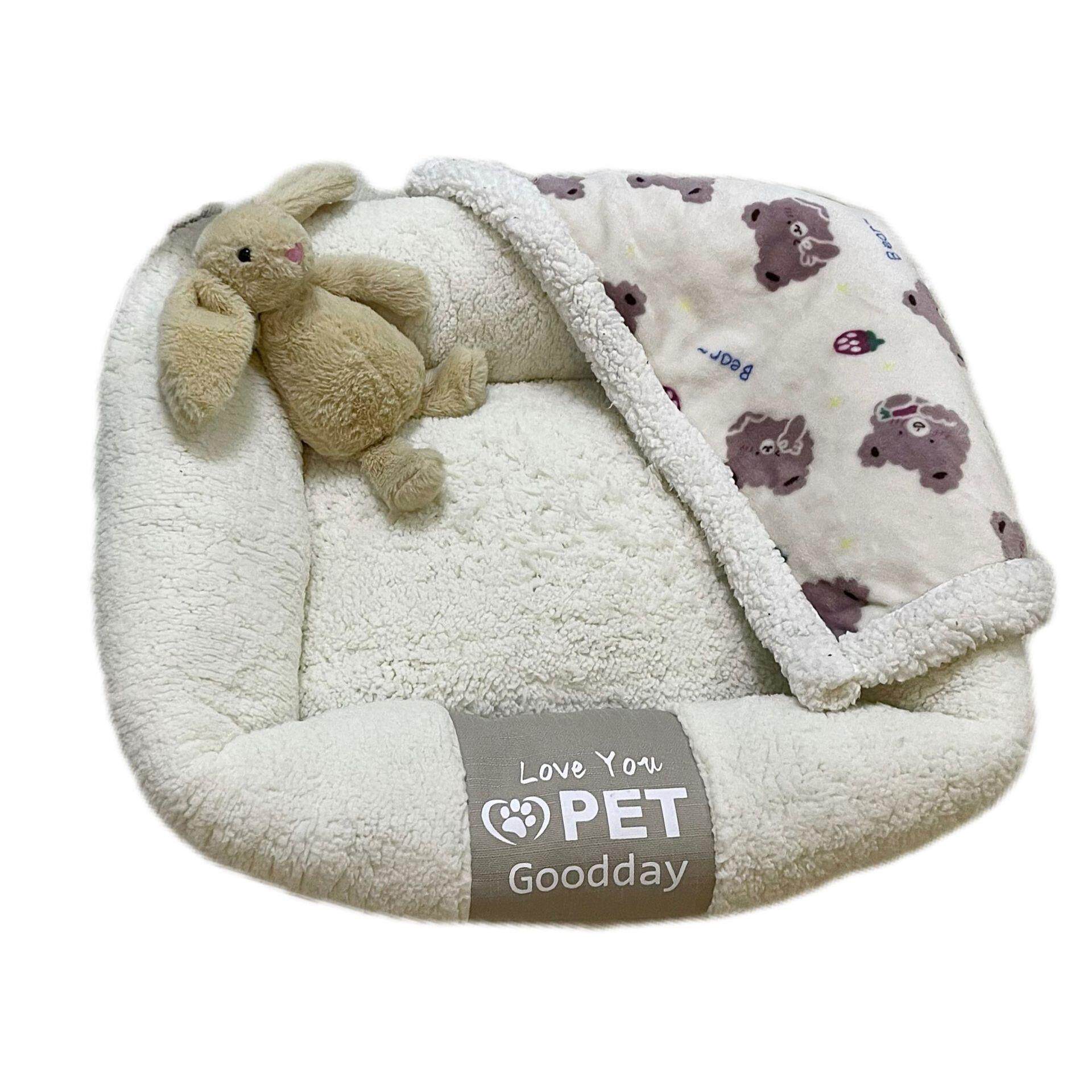 通用四季狗窝柔软凉窝猫窝耐脏狗垫狗屋夏季中型大型犬狗床宠物窝