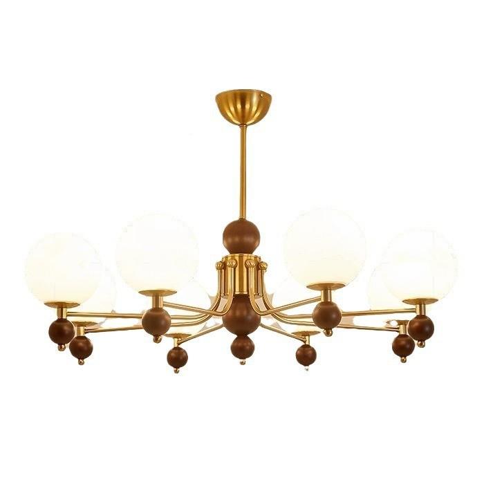 法式中古魔130豆吊复灯侘寂2风古实木客灯204新款餐厅卧室大厅厅