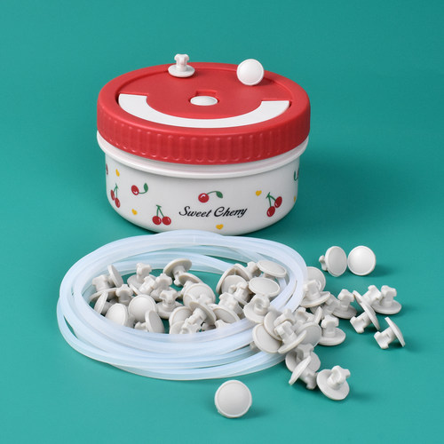 适用摩登主妇保温饭盒密封圈排气孔泄气阀胶塞食品级硅胶垫配件