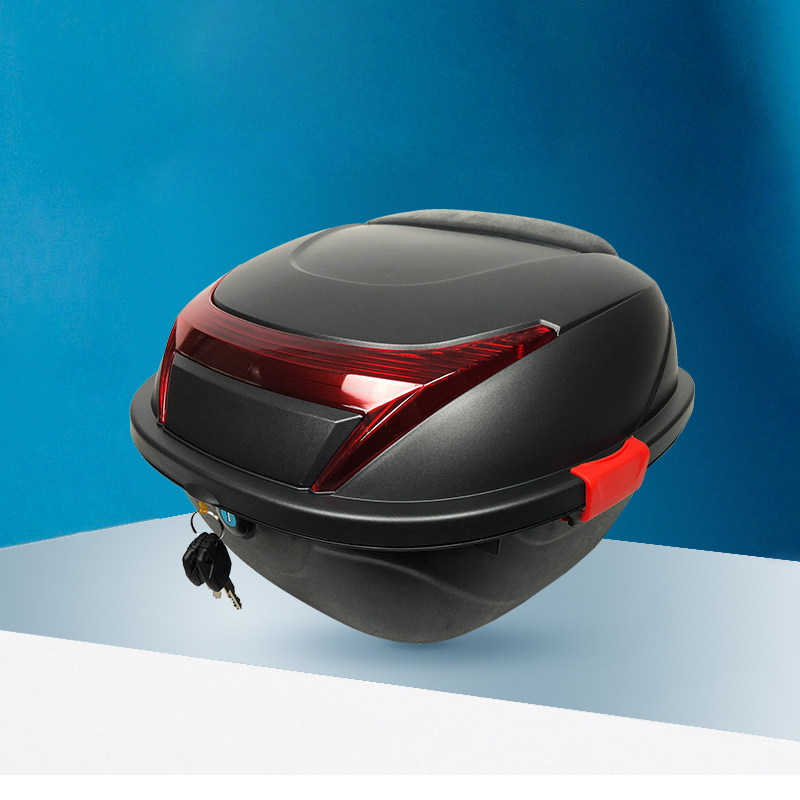 电动车后备箱通用加厚大号防抖电瓶车踏板摩托车储物箱工具箱尾箱