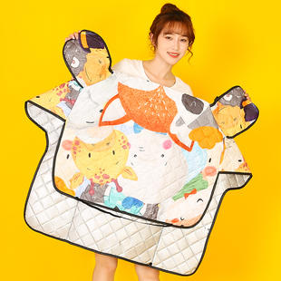 电动车遮阳防晒挡风被夏季防晒防水春秋电动自行车摩托 托防风罩