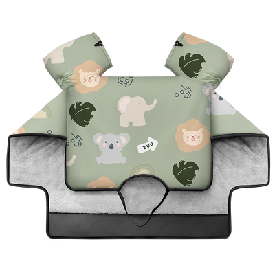 电动车挡风被冬季款加厚加绒