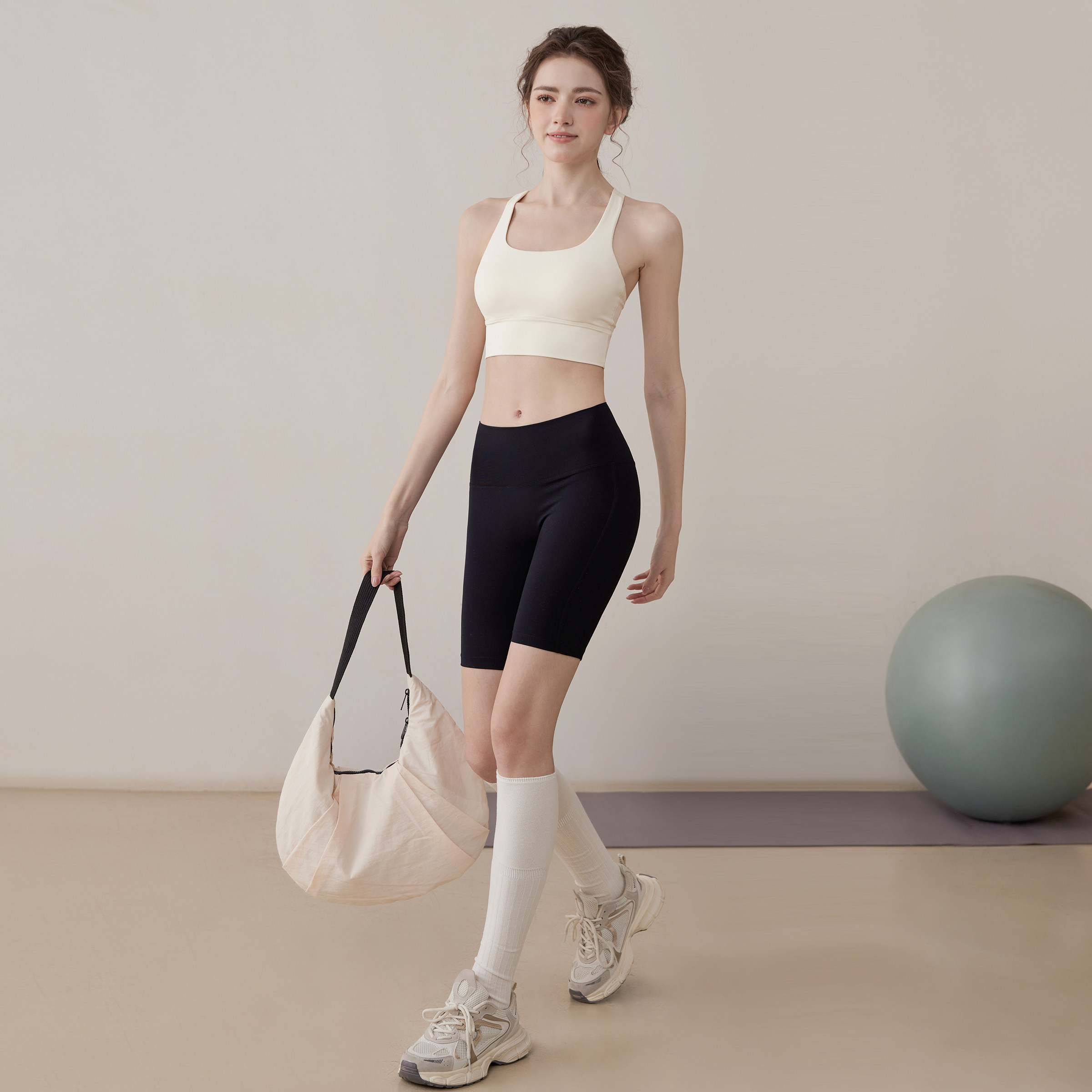 运动内衣女美背防震一体式高强度外穿跑步健身运动背心文胸瑜伽服,运动服/休闲服装,运动文胸,淘宝优惠券,粉丝福利购,淘宝优惠卷