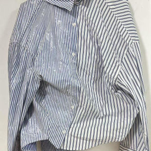 设计条纹半身裙 三只衣袖 专柜撤柜正品 奇形怪状