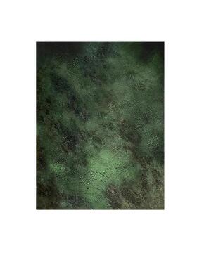 手绘油画《何止青绿》抽象玄关装饰画立体厚肌理餐厅壁画客厅挂画