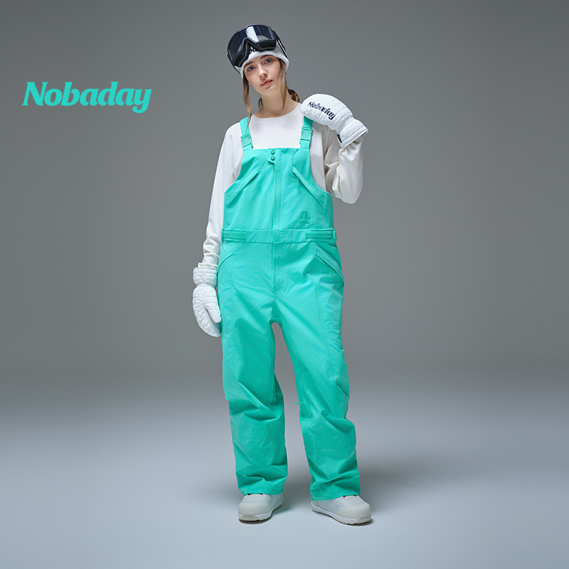 Nobaday滑雪裤3L全压胶背带裤