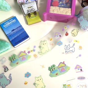 韩国알로하스튜디오原创贴纸包ins风手帐日记本素材包便签本