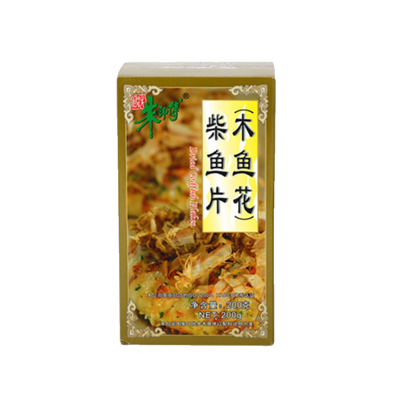 朱师傅柴鱼片200g干木鱼花章鱼小丸子材料寿司鲣鱼干商用烘焙原料
