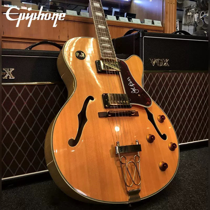 Epiphone吉他Joe Pass Emperor-II Pro依霹风专业演奏电吉他学生