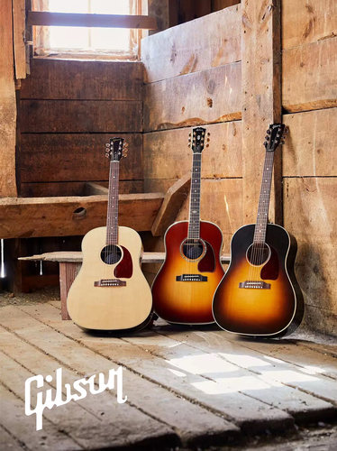 Gibson吉普森J45Standard studio木吉他 民谣吉他 电箱吉他