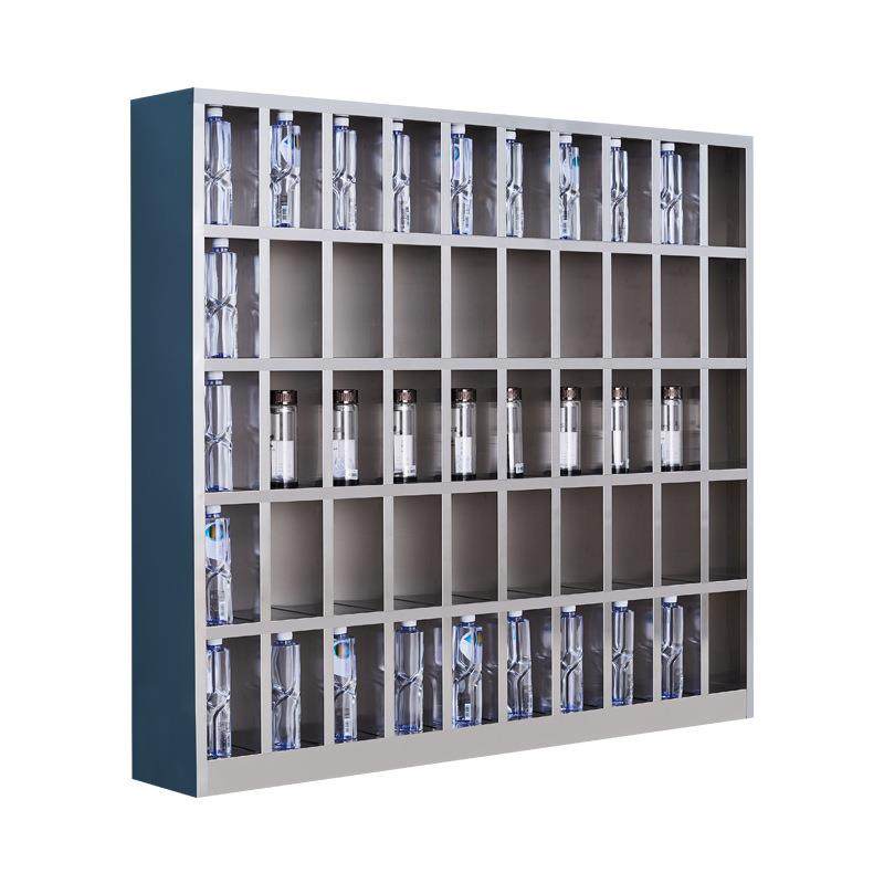 304不锈钢水杯柜员工茶水间茶杯收纳柜工厂车间多格储物碗柜厂家