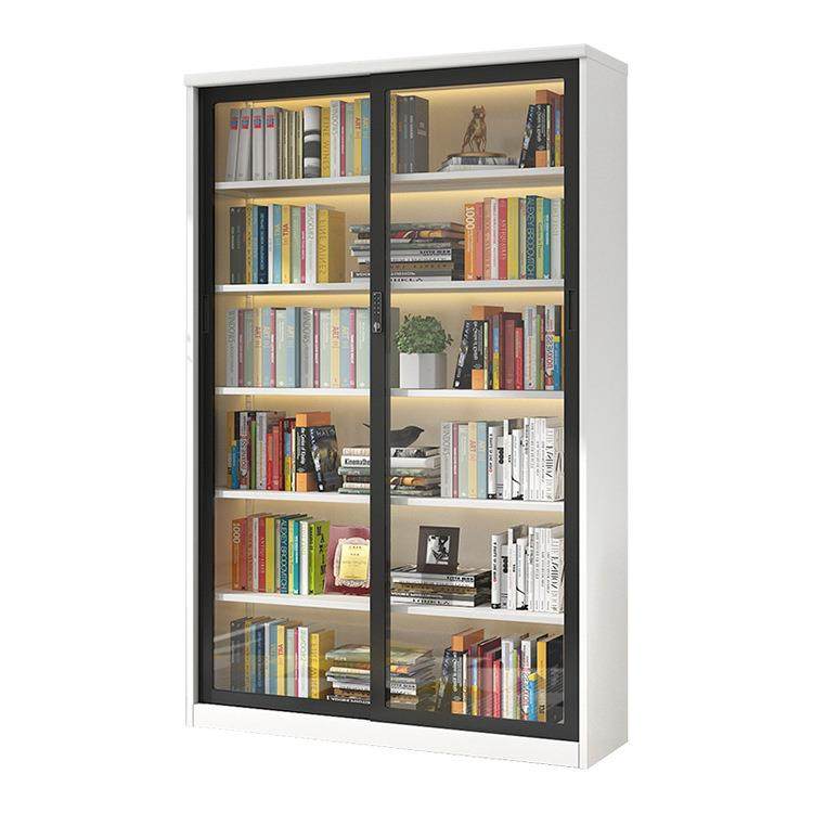 办公室移门玻璃书柜铁皮文件柜密码锁防尘展示柜收纳柜档案凭证柜,商业/办公家具,办公储物柜,淘宝优惠券,粉丝福利购,淘宝优惠卷