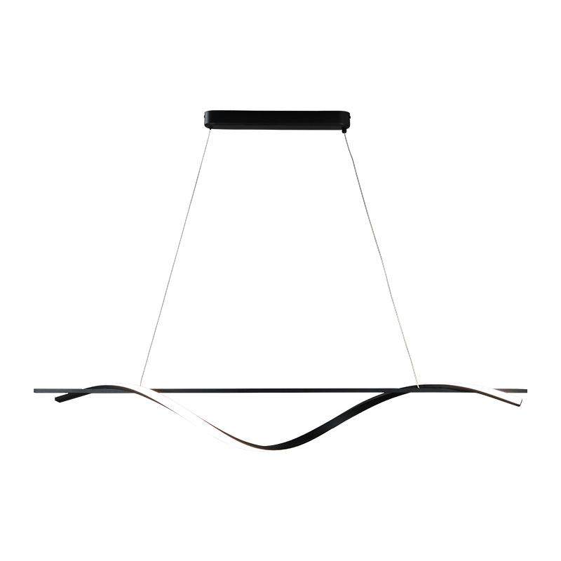 餐厅吊灯简约餐厅灯意式吧台灯具北欧创意长条餐厅吊灯极简餐桌灯,家装灯饰光源,智能吊灯,淘宝优惠券,粉丝福利购,淘宝优惠卷