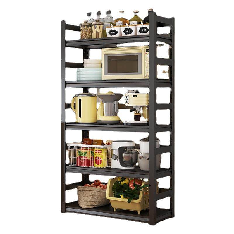 围栏厨房置物架落地式多层微波炉烤箱收纳架家用储物仓库货架,收纳整理,书桌收纳置物架,淘宝优惠券,粉丝福利购,淘宝优惠卷
