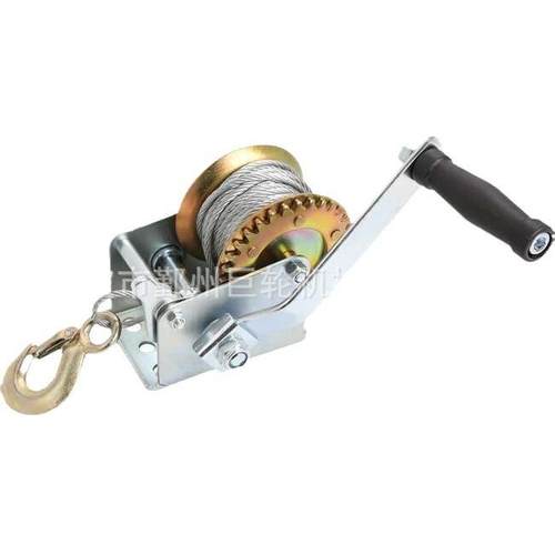 手摇绞车，手摇绞盘供应800LBS钢丝绳