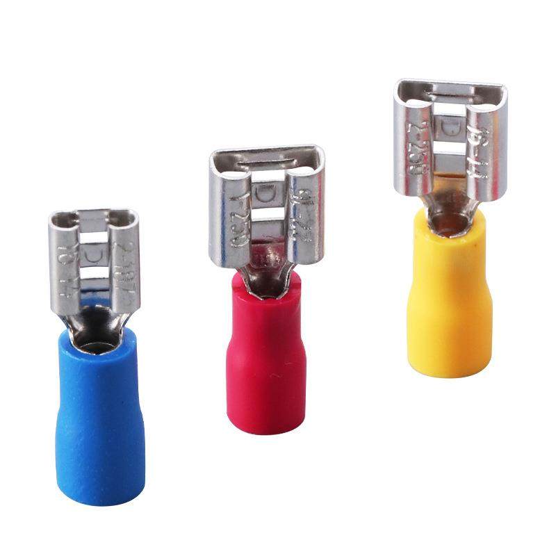 FDD/PBDD1.25-250冷压接线端子6.3插簧线耳母预绝缘端头绝缘插片,电子/电工,接线端子,淘宝优惠券,粉丝福利购,淘宝优惠卷