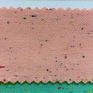 网红爆款彩点帆布高品质箱包鞋材装饰布