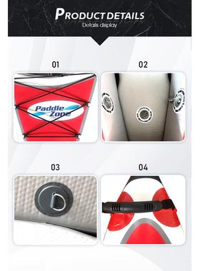 皮划艇单双三人充气船橡皮艇kayak漂流艇钓鱼艇源头工厂