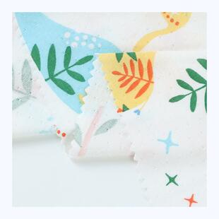 凉感空调服竹纤维汗布洞洞冰丝提花针织面料印花竹棉防蚊裤面料