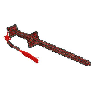 宏达铜器仿古大中小号五帝铜钱剑家居吉祥礼品摆件