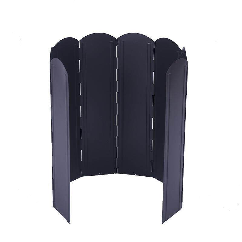 8片装户外折叠挡风板黑色打孔可插地钉镀锌板野营炉具防风板,户外/登山/野营/旅行用品,套锅/户外炊具,淘宝优惠券,粉丝福利购,淘宝优惠卷