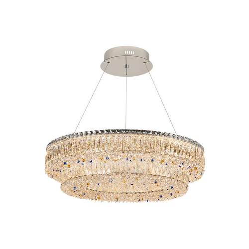 水晶吊灯轻奢风简约智能水晶灯高级感餐厅客厅卧室房间灯具家居