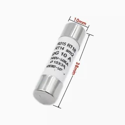 10x38120pcs陶瓷保险丝1A2A3A4A5A6A8A10A16A20A25A32保险丝套装