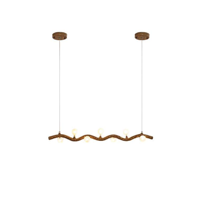 侘寂风餐厅吊灯中式禅意茶室树枝灯吧台长条装饰灯茶室灯复古风,家装灯饰光源,智能吊灯,淘宝优惠券,粉丝福利购,淘宝优惠卷