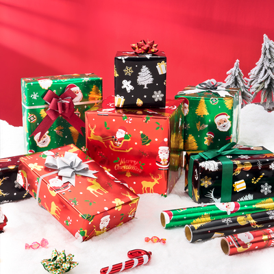 圣诞节礼物高级感礼盒纸