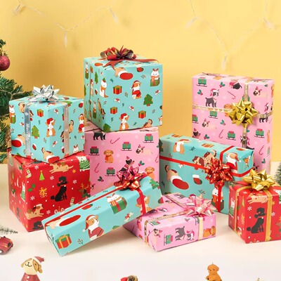 圣诞节礼物包装纸加厚大尺寸