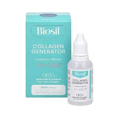 Biosil Collagen Generator- 1 fl oz Drops- with Patented