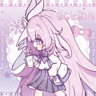 崩坏3爱莉希雅同人周边吧唧徽章双面崩坏三钥匙扣