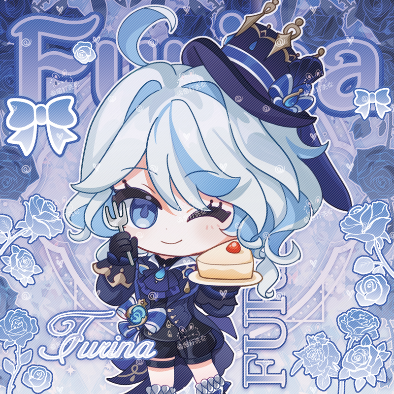 原神芙宁娜吧唧挂件立牌周边