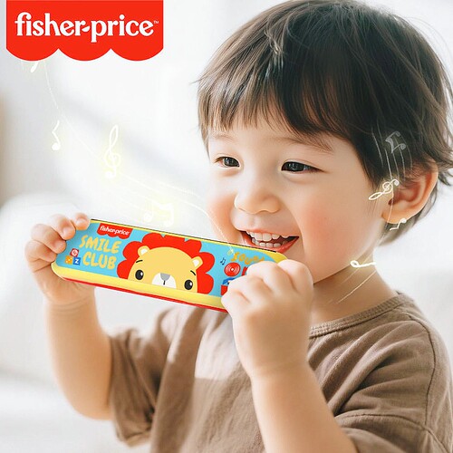 费雪口风琴16孔口琴婴幼儿吹奏