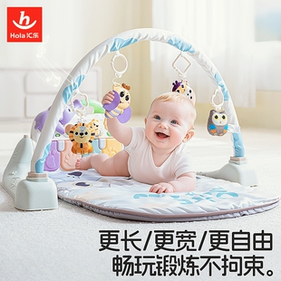 脚踏钢琴婴儿健身架新生幼儿2女宝宝4躺着玩5踩3一6个月0 1岁玩具