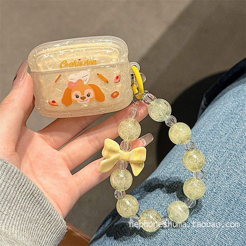 ins趣味卡通贝壳纹饼饼动漫适用airpods3代保护壳airpods pro 2代耳机套黄色吊坠苹果三代pro耳机壳保护套使用感如何?